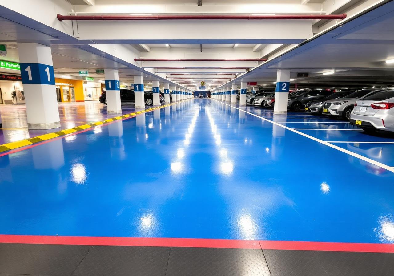 Parqueadero centro comercial